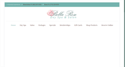 Desktop Screenshot of bellarosedayspa.com